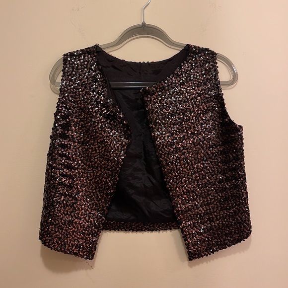 Vintage Sequined Vest S - Picture 4 of 5